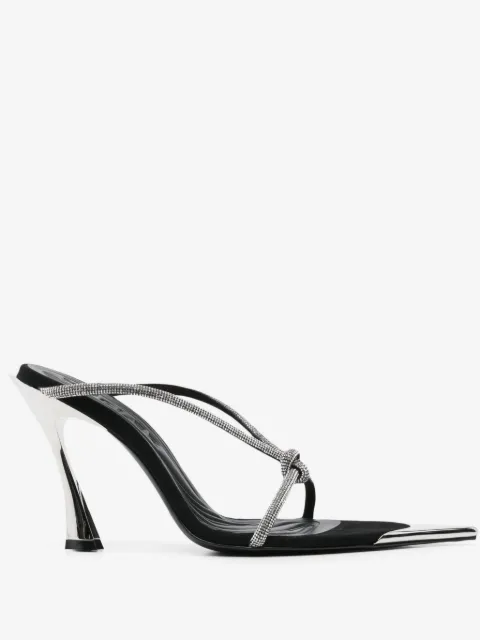 Mugler Knotted Fang sandals