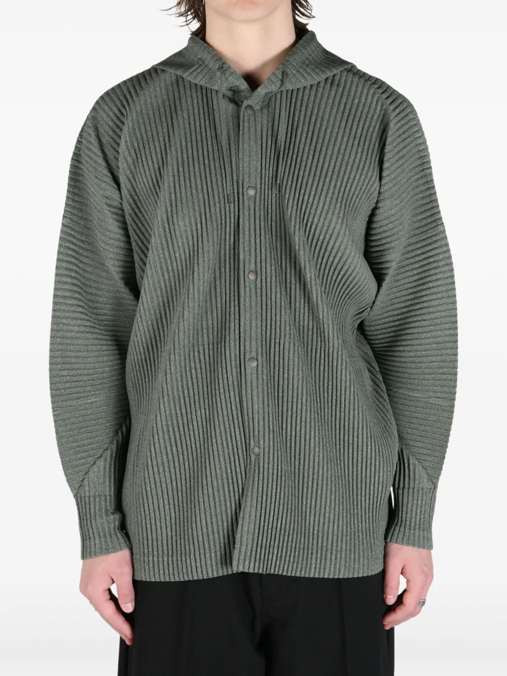 Homme Plissé Issey Miyake Heather jacket Groen