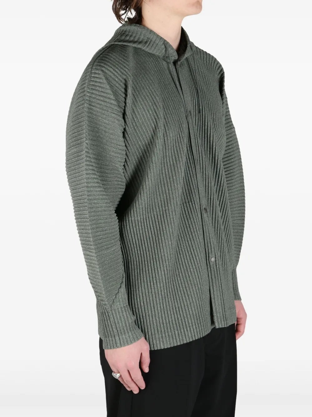 Homme Plissé Issey Miyake Heather jacket Groen