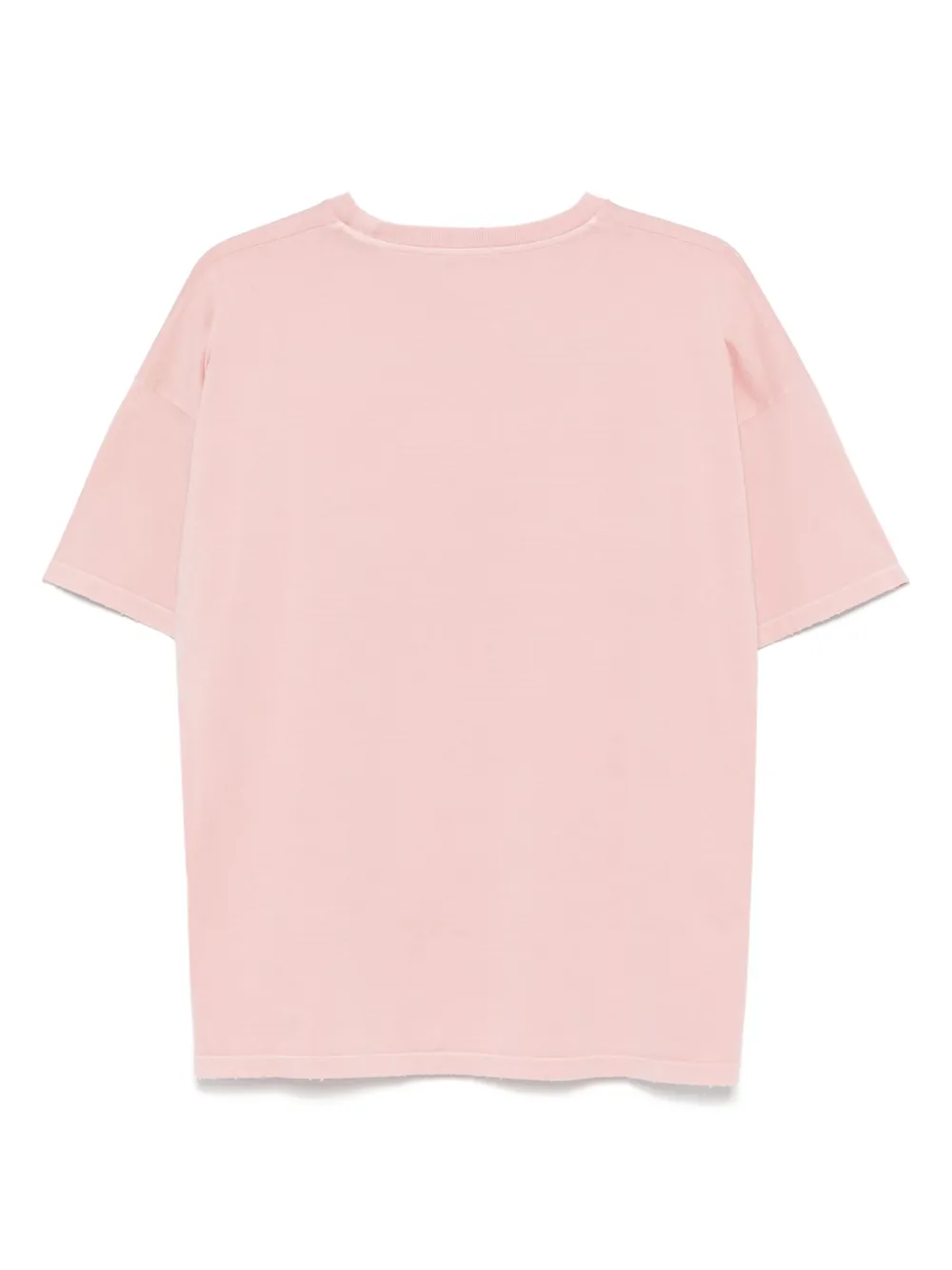 DONDUP T-shirt met logoprint - Roze