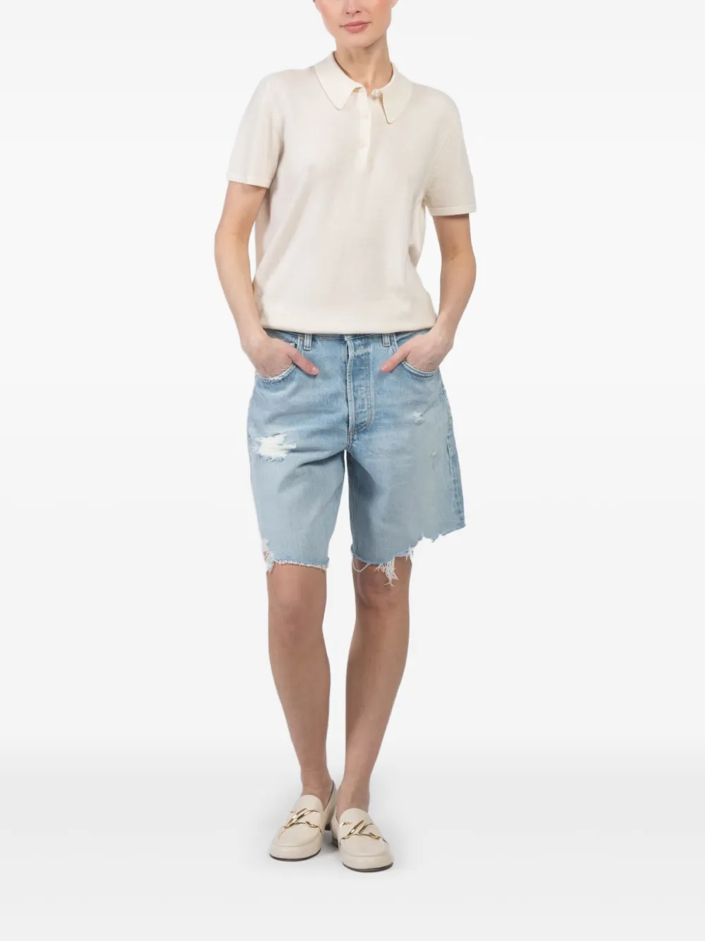 Citizens of Humanity Ayla shorts - Blauw