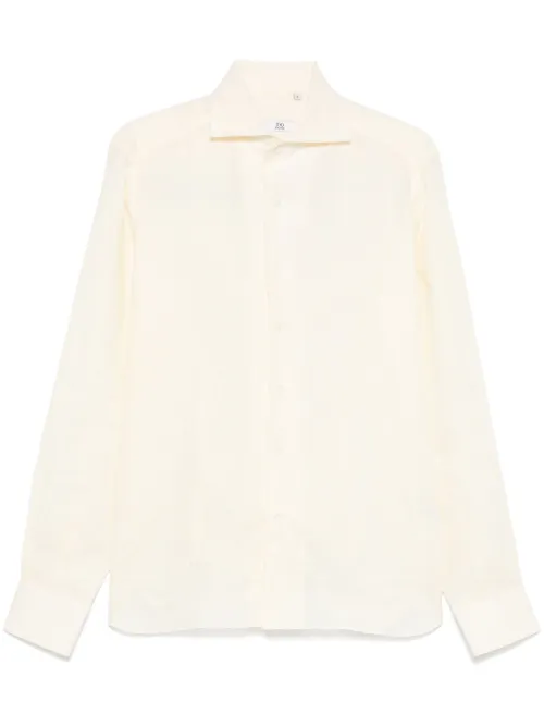HANDS chemise en lin - Jaune - 100HANDS - Modalova