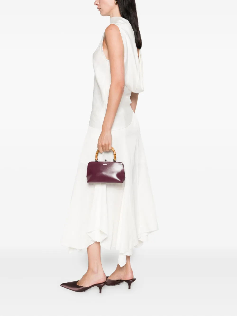 Jil Sander mini Goji tote bag Rood