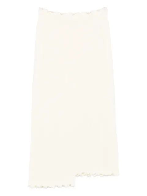 Jil Sander asymmetric midi skirt