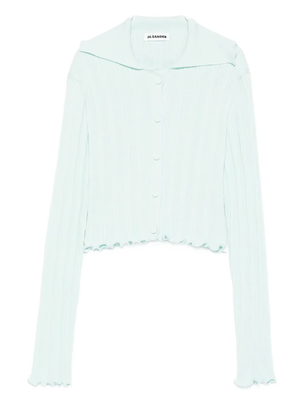 Jil Sander knitted cardigan Blauw