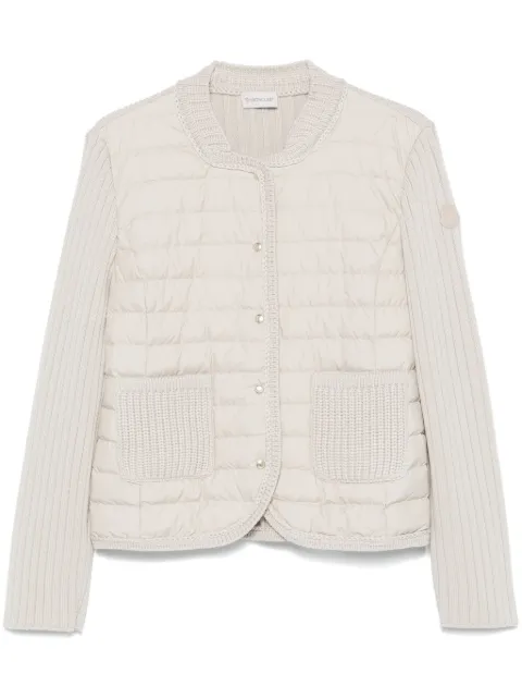 Moncler chamarra con panel capitonado