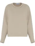 Gloria Coelho chain-detail sweatshirt - Neutrals