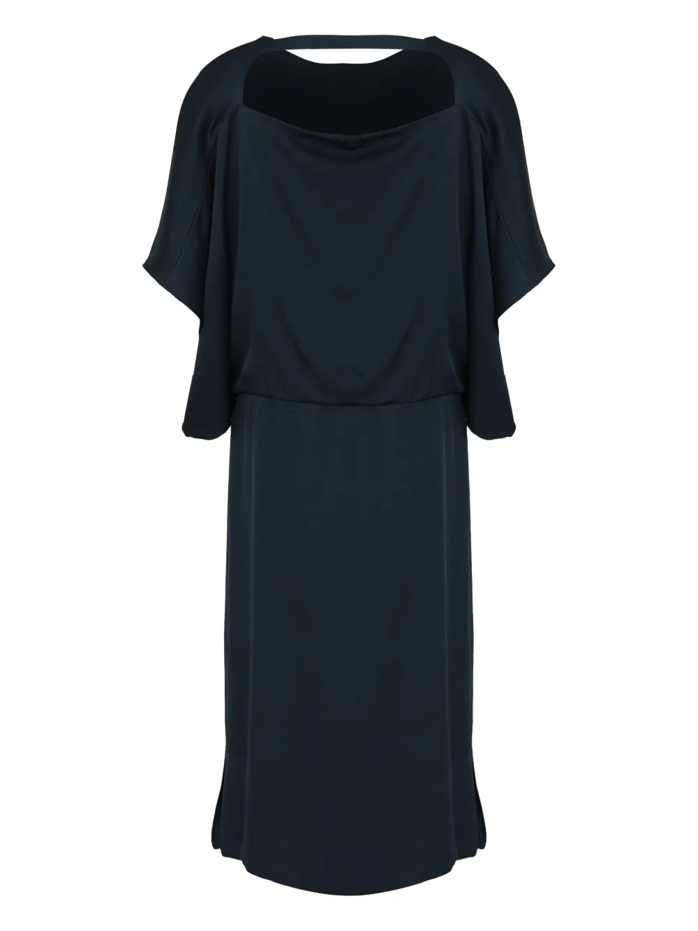 Gloria Coelho Jurk met vleermuismouwen - Blauw