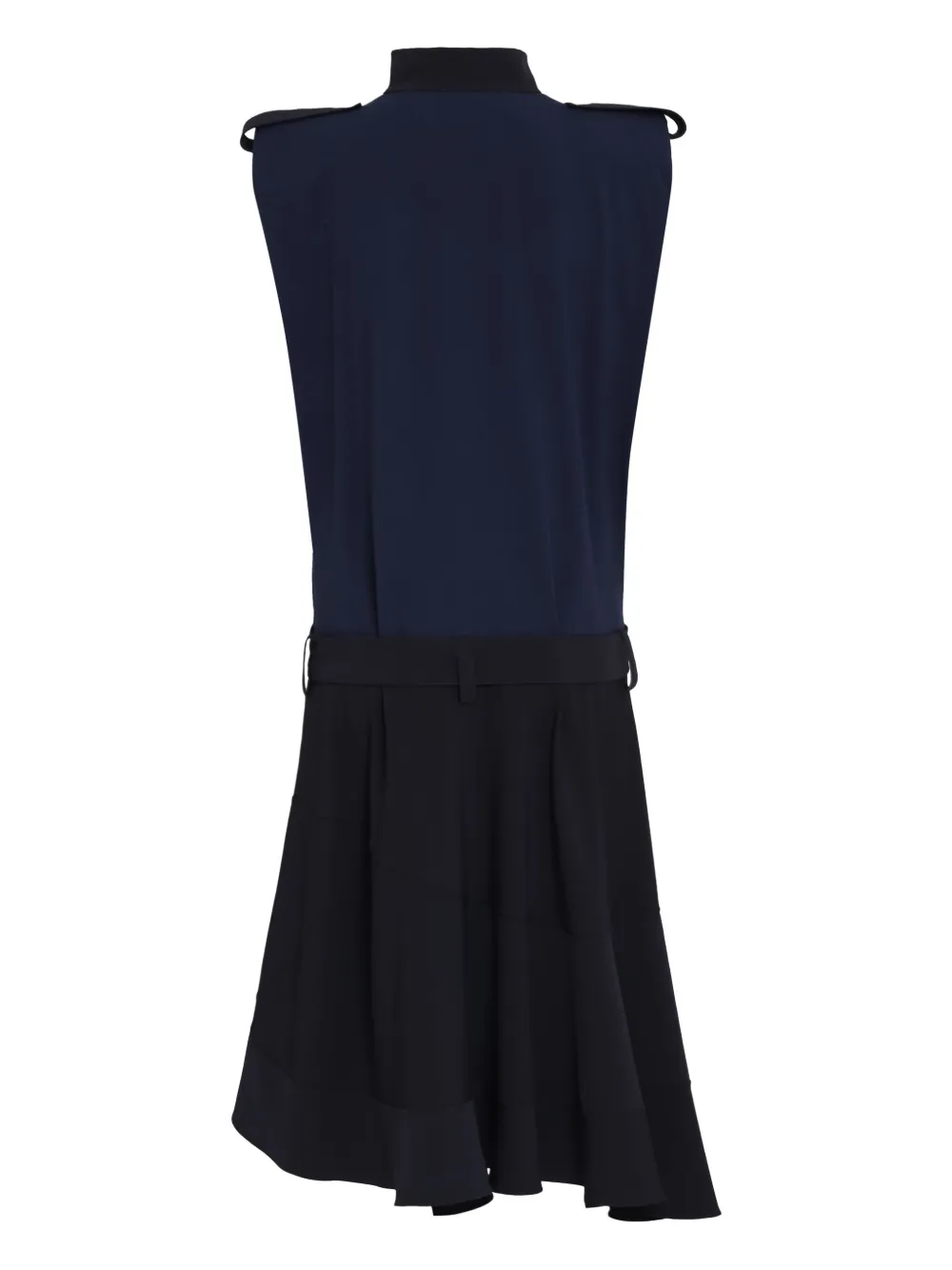Gloria Coelho Tweekleurige jurk - Blauw