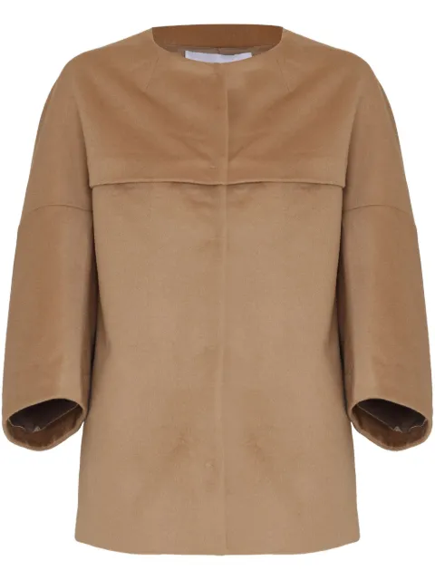Gloria Coelho wool cape jacket