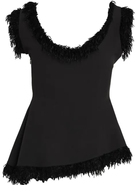 Gloria Coelho fringed top