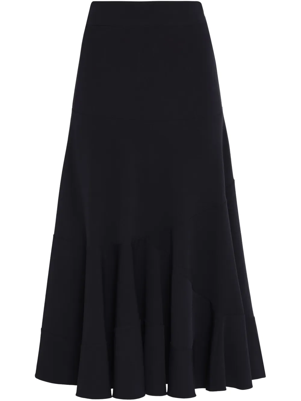 panelled maxi skirt