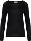 Gloria Coelho crew-neck jumper - Black
