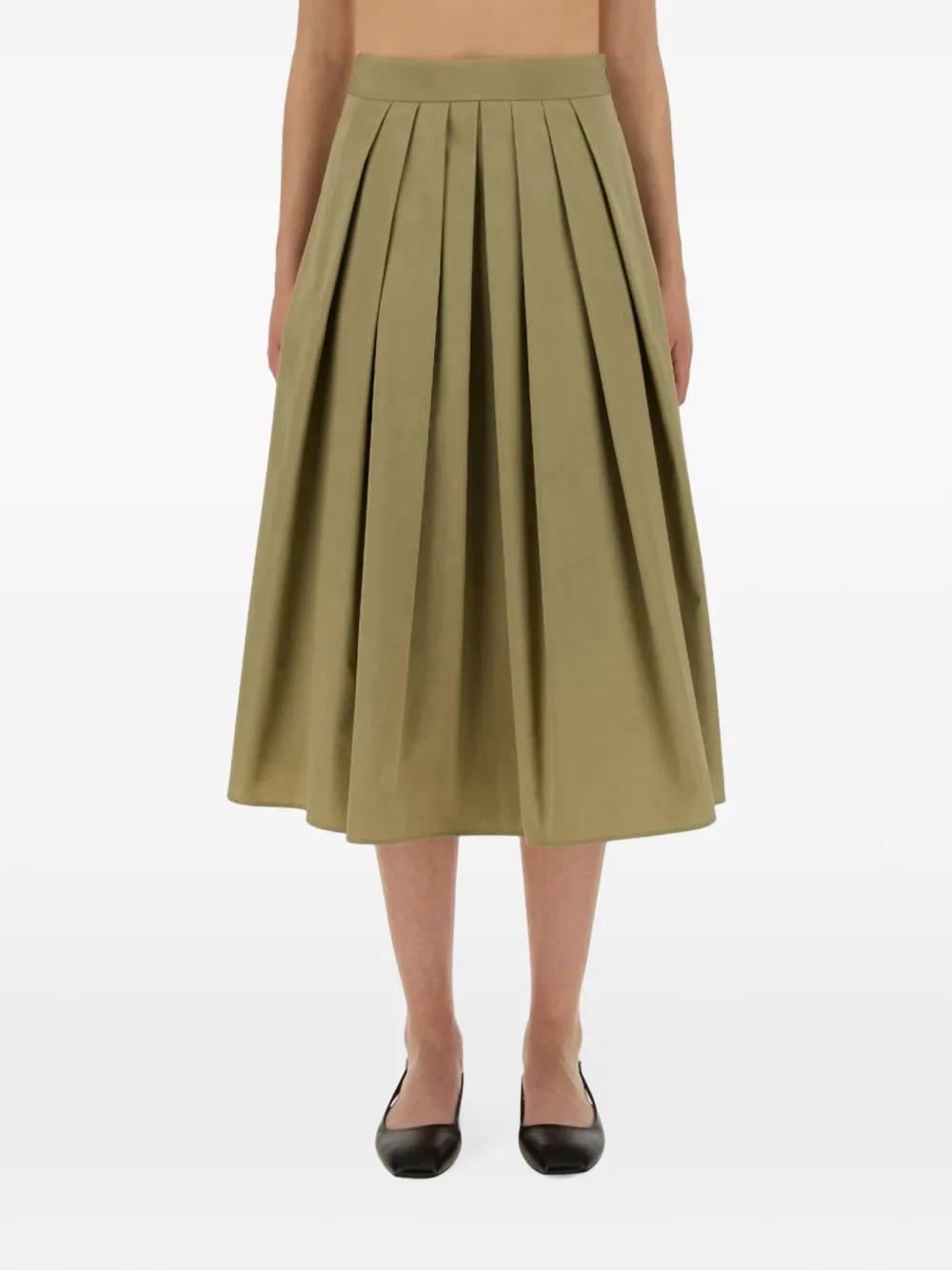 ASPESI cotton midi skirt