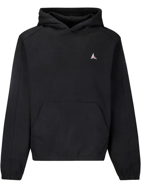 ROA logo-embroidered hoodie