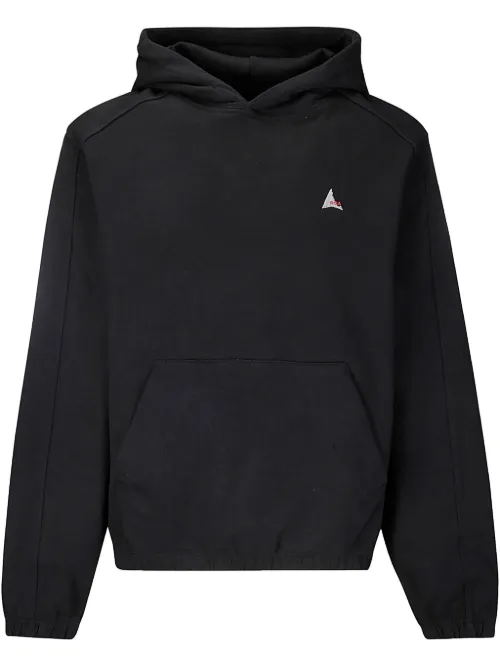 ROA hoodie à logo brodé - Noir - ROA - Modalova
