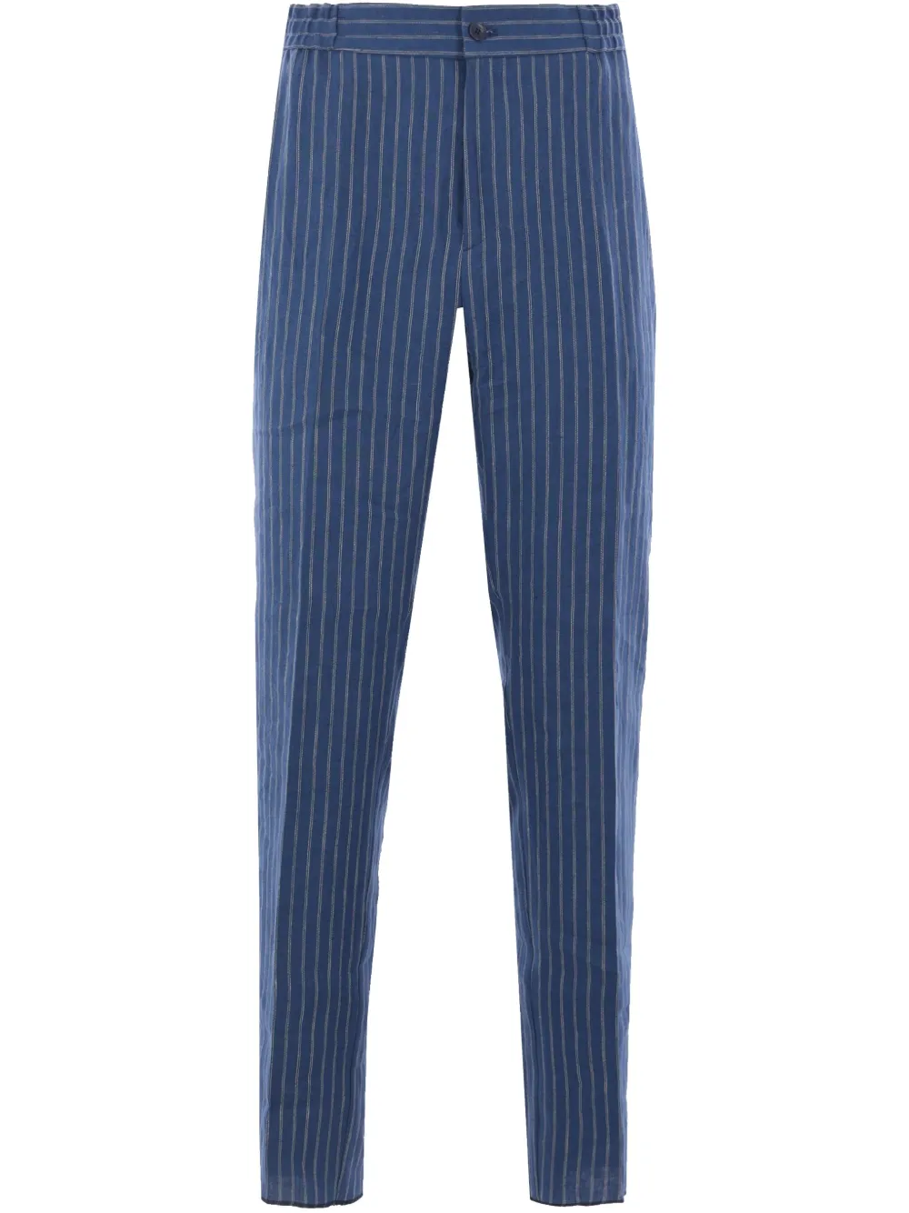 ETRO Broek met krijtstreep Blauw