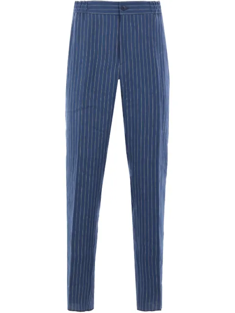 ETRO pantalones con motivo de rayas diplomáticas