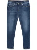 DONDUP logo-patch skinny jeans - Blue