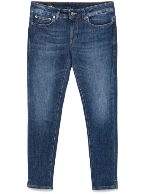 DONDUP skinny jeans con parche del logo