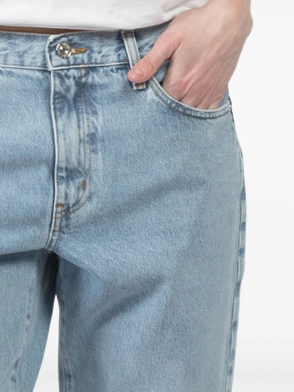 FRAME Katoenen jeans Blauw