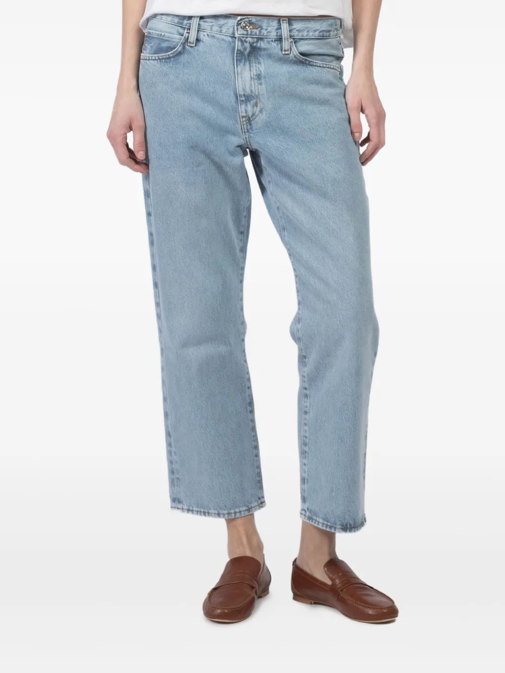 FRAME Katoenen jeans Blauw