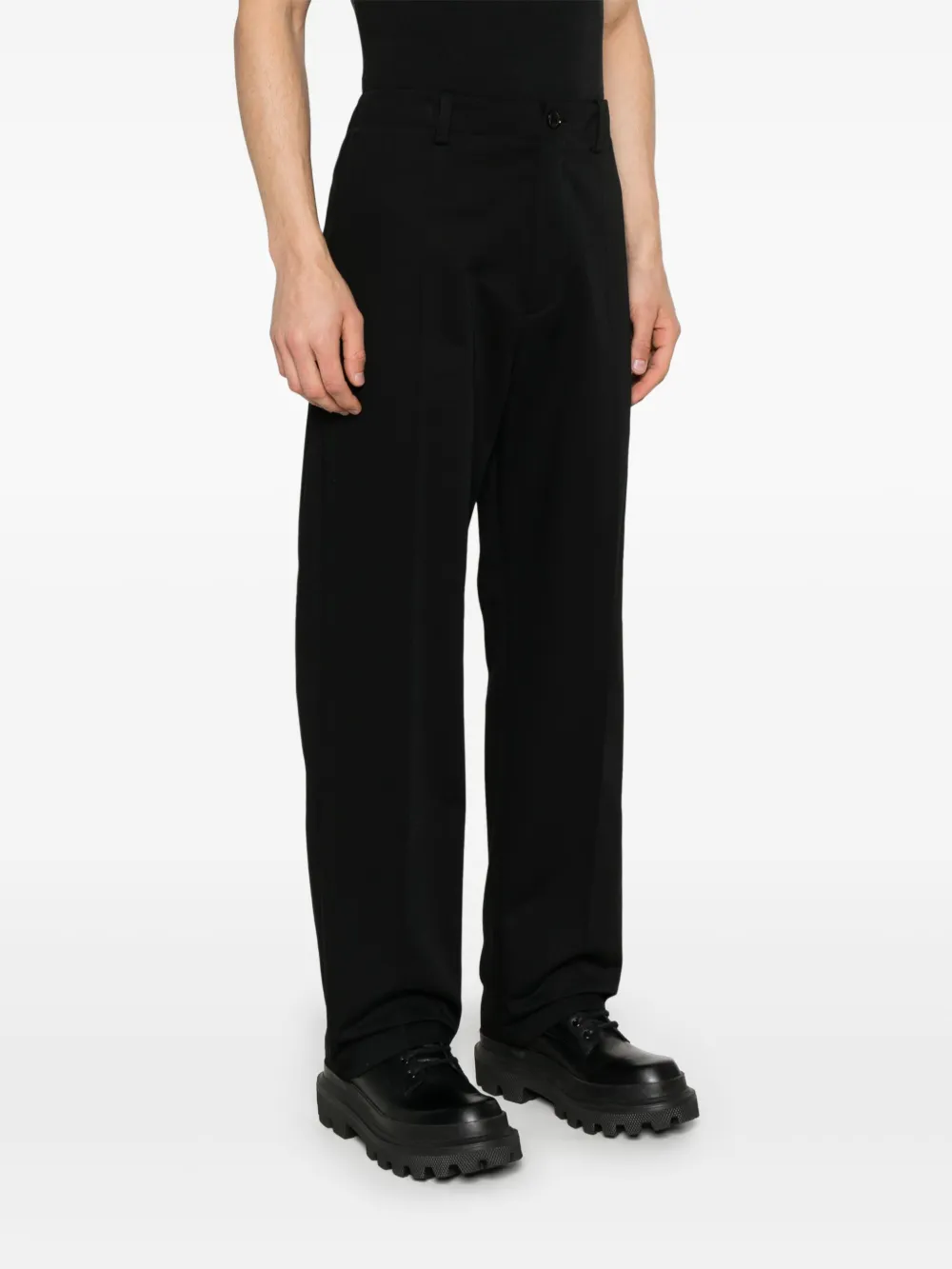 Moncler x FRGMT katoenen broek Zwart