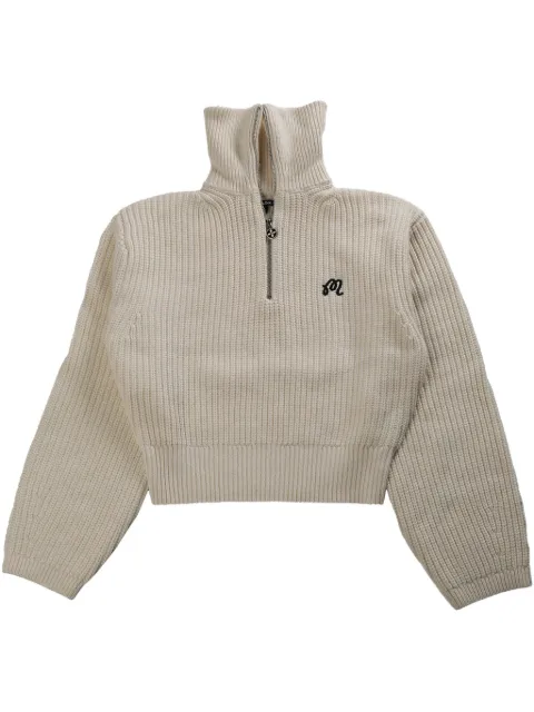 Malbon Golf logo-embroidered sweater