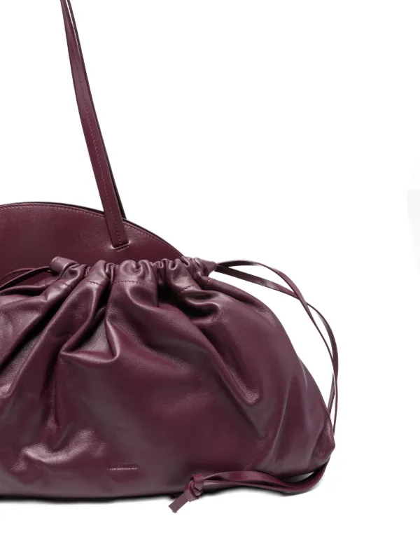 送関込Jil Sander Curve Medium Shoulder Bag In Smooth Leather Jil Sander Curve Medium Calf Leather Shoulder Bag - Bergdorf