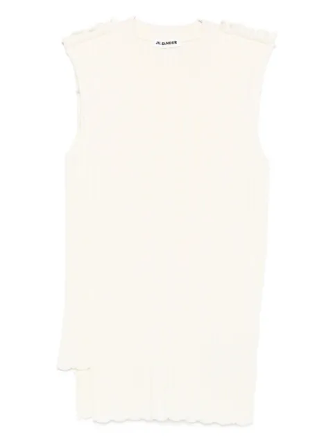 Jil Sander ribbed sleeveless top