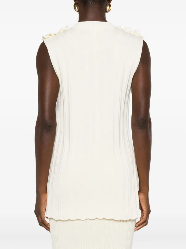 Jil Sander ノースリーブ トップ | ニュートラル | FARFETCH JP