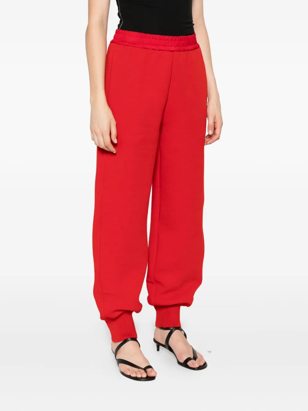 Jil Sander Elastische trainingsbroek Rood