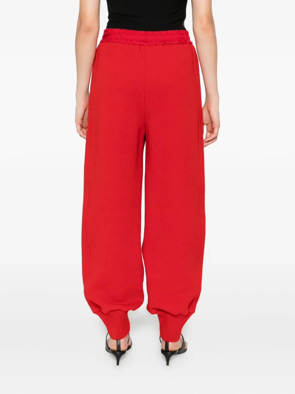 Jil Sander Elastische trainingsbroek Rood