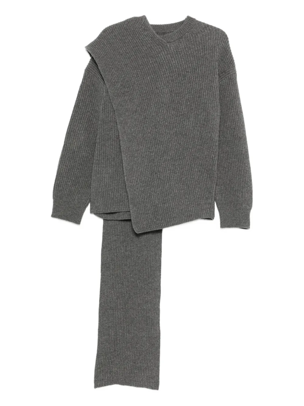 Jil Sander Wollen trui Grijs