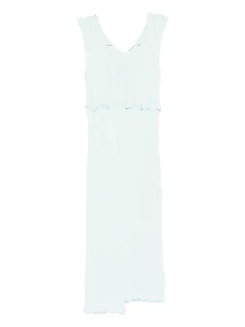 Jil Sander asymmetric midi dress