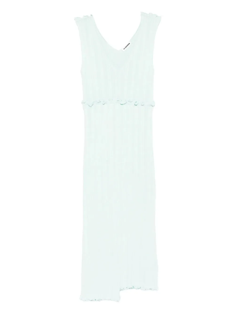 Jil Sander asymmetric midi dress | Blue | Image 1