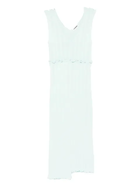 Jil Sander asymmetric midi dress