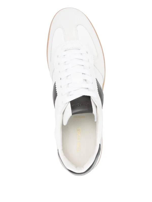 【関税＆送料込み】Tom Ford 'Archer' White Low Top Sneakers TOM FORD Archer Sneakers | White | FARFETCH