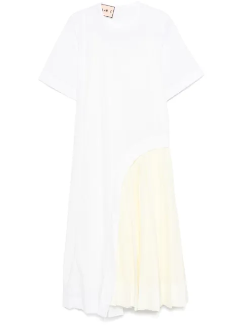 Plan C Midikleid mit Falteneinsatz