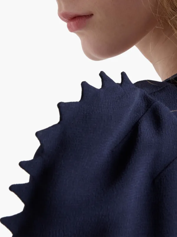 注目の新作♪【PRADA】サテンクレープ ドレス Prada サテンクレープ ドレス | ブルー | FARFETCH JP