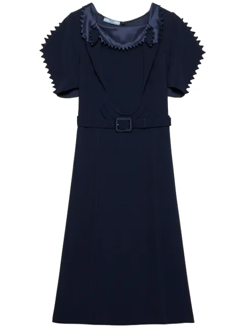 Prada satin-crepe dress