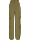 Gloria Coelho layered cargo trousers - Green