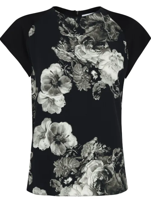 T-shirt à fleurs - Gloria Coelho - Modalova