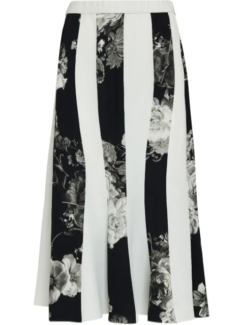 Gloria Coelho falda midi English Garden