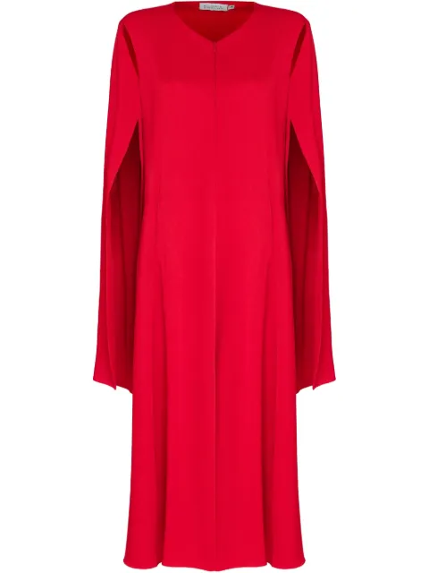 Gloria Coelho cape-design dress