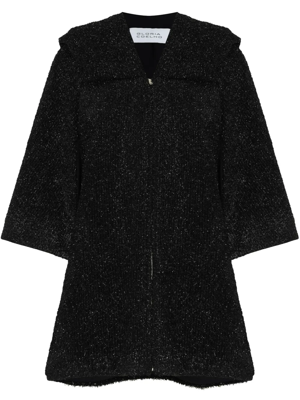Gloria Coelho Jaqueta com capuz e zíper | Preto | Image 1