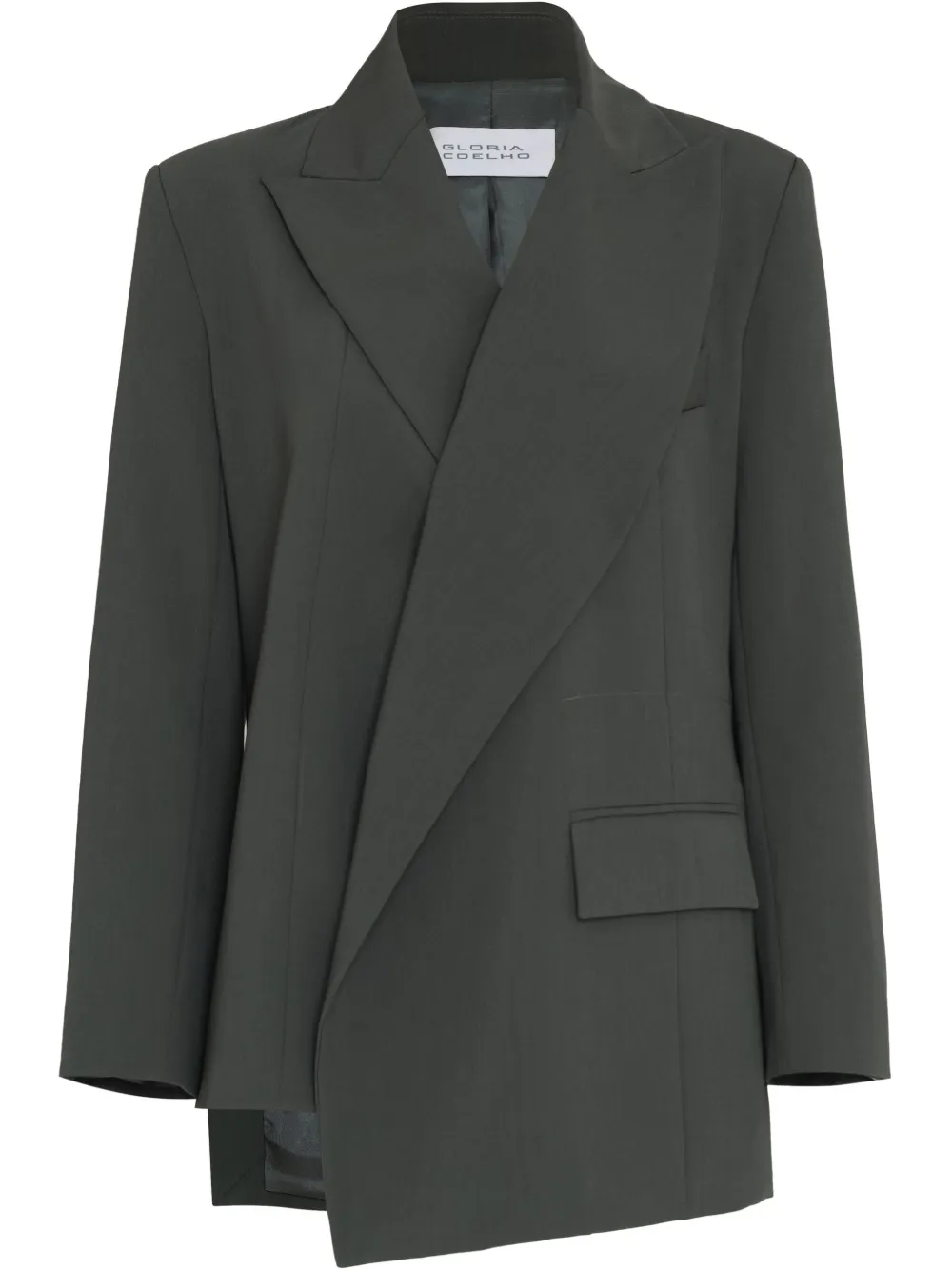 asymmetric blazer