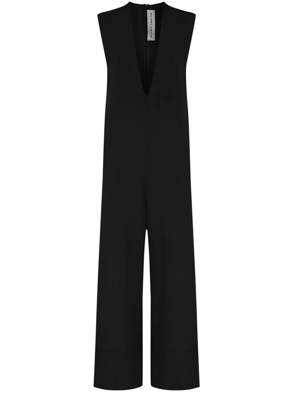 Gloria Coelho Jumpsuit met V-hals Blauw