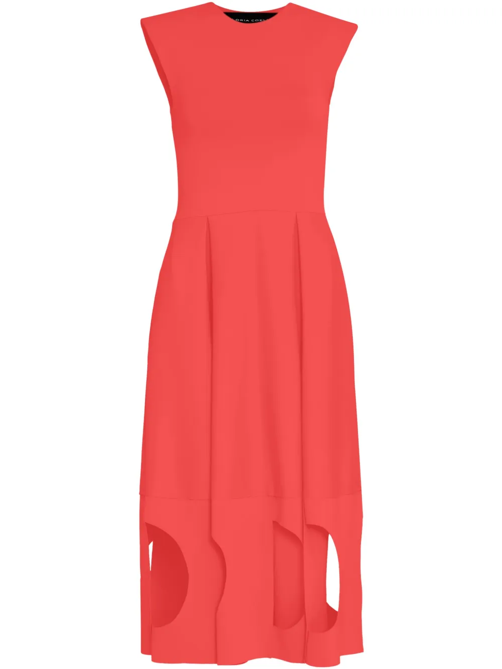 cut-out midi dress