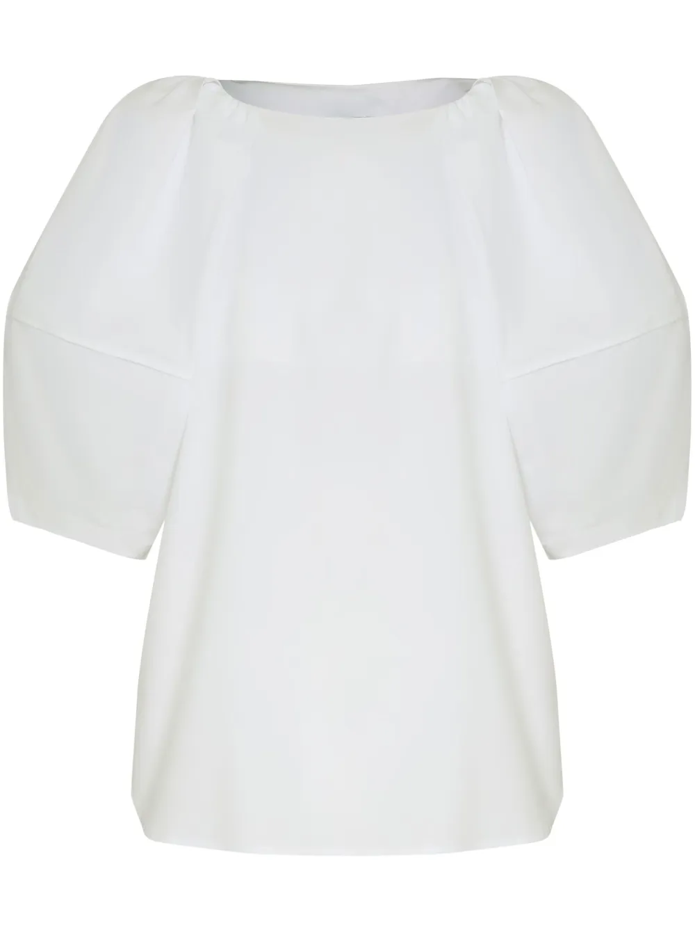 Gloria Coelho Shirt met pofmouwen Wit